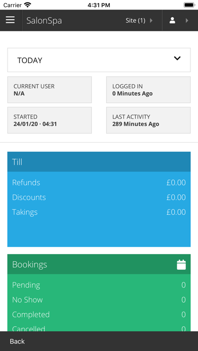 Screenshot #3 pour SalonTracker - SiteView