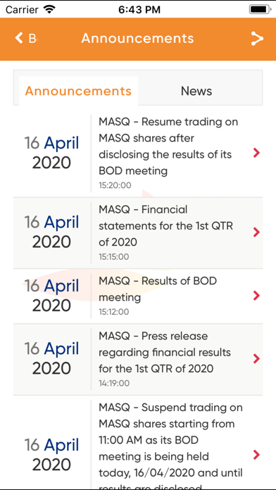 App screenshot