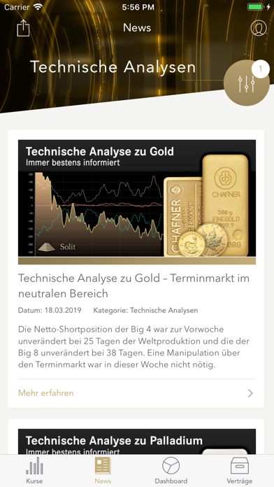 SOLIT Goldpreis & Edelmetalle Screenshot