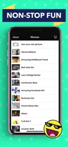 Byte Vine Creative Meme Maker screenshot #3 for iPhone