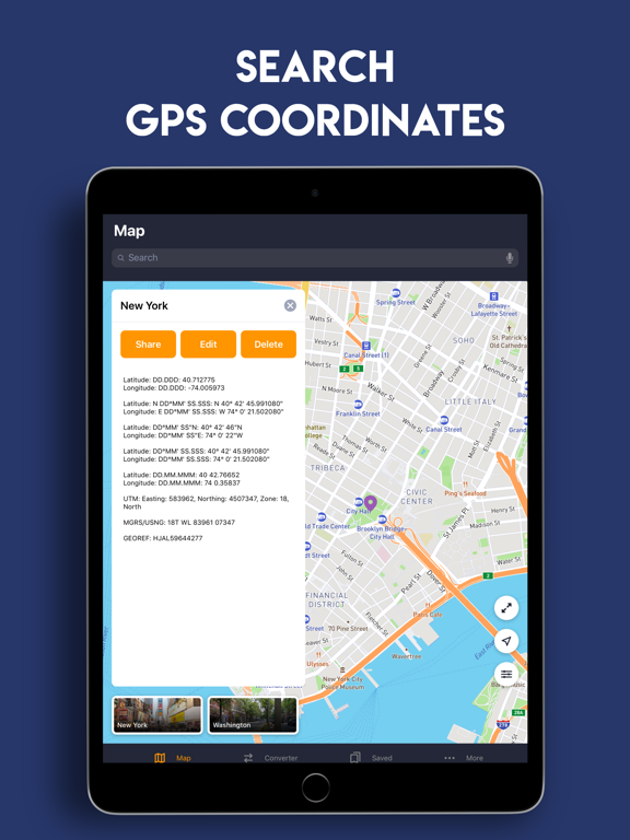Screenshot #5 pour GPS Coordinates Converter App