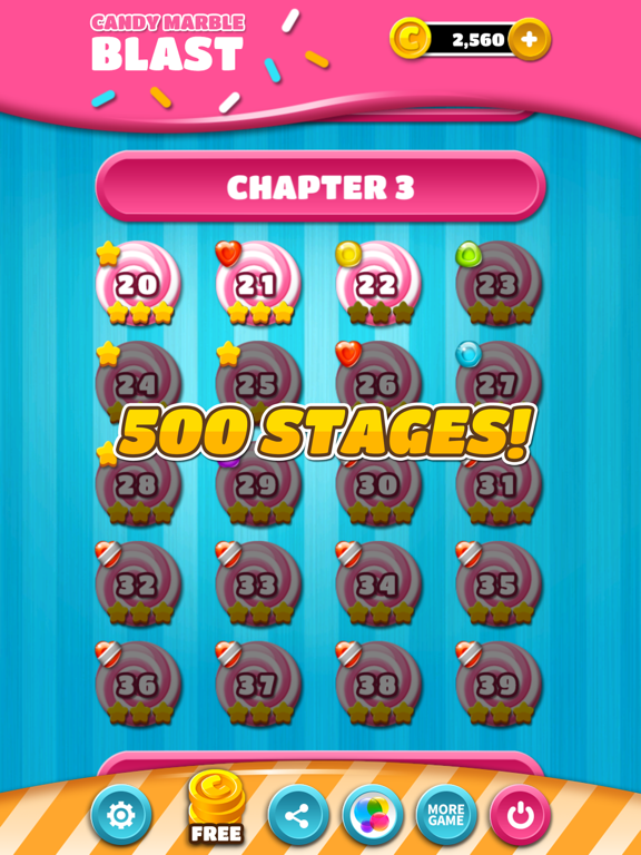 Candy:Marble Blast iPad screenshot