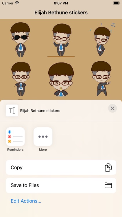 Elijah Bethune stickers screenshot-3