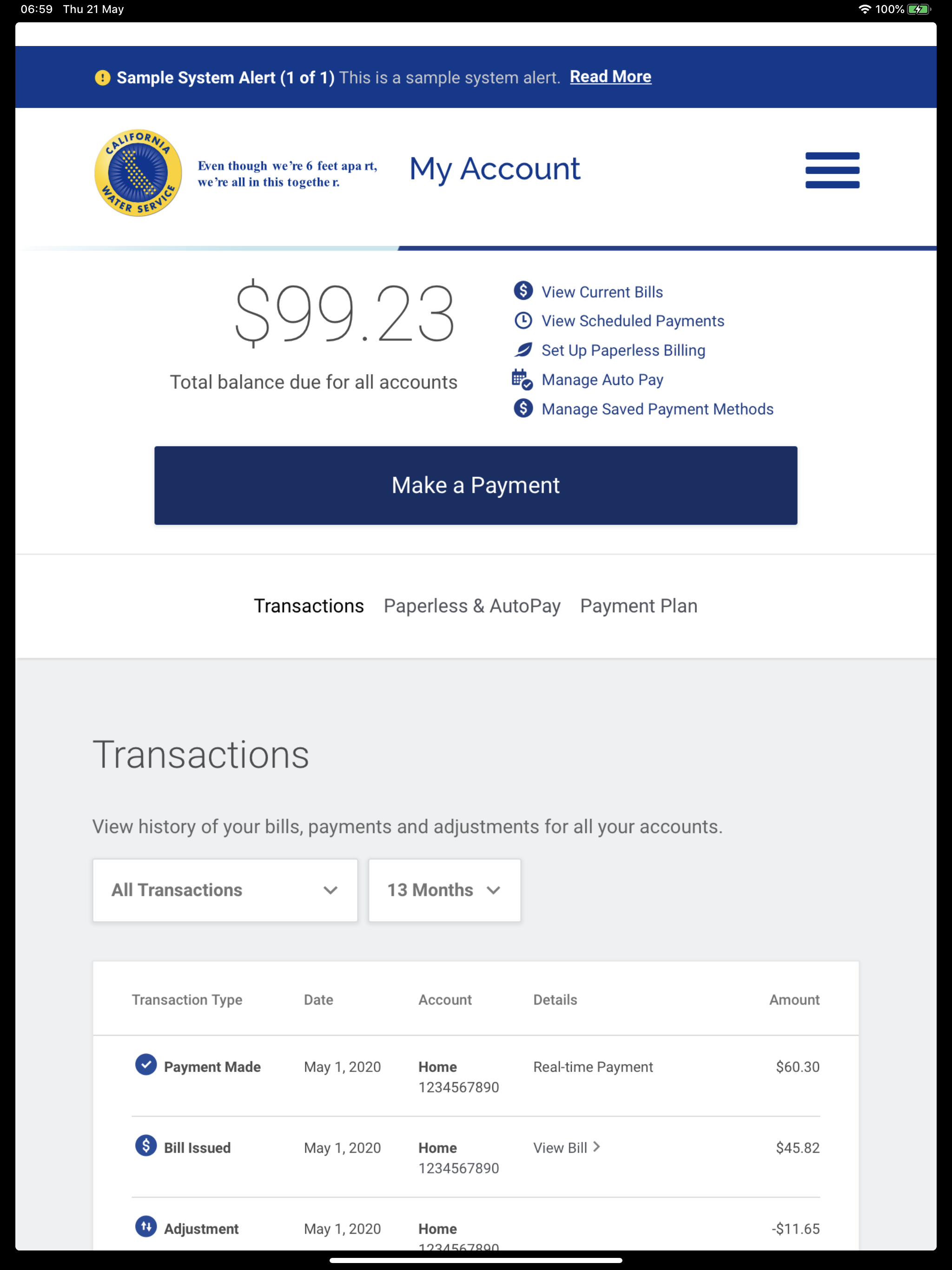 California Water Service screenshot 6