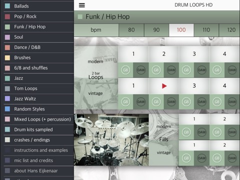 Drum Loops HDのおすすめ画像3
