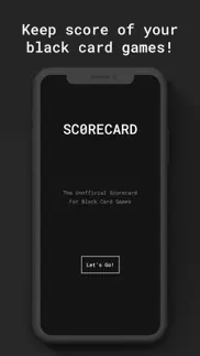 scorecard iphone screenshot 1