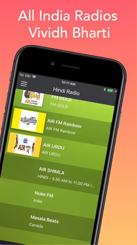 Hindi Radio - Hindi Songs HD screenshot 3 of 10