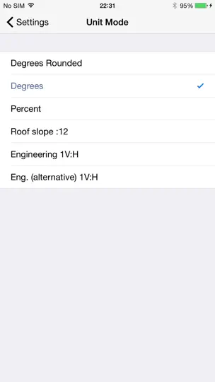Captura de pantalla de Nivel De Burbuja (clinometer) en iPhone 5
