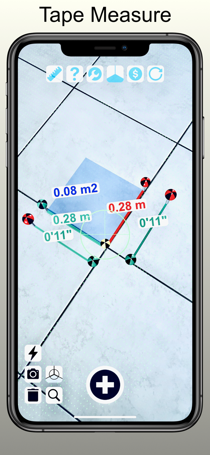 Measuring Tape - Camera Ruler screenshot 2