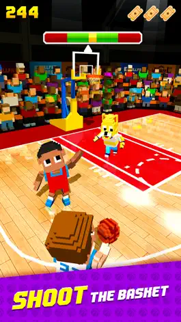 Game screenshot Blocky Basketball FreeStyle mod apk