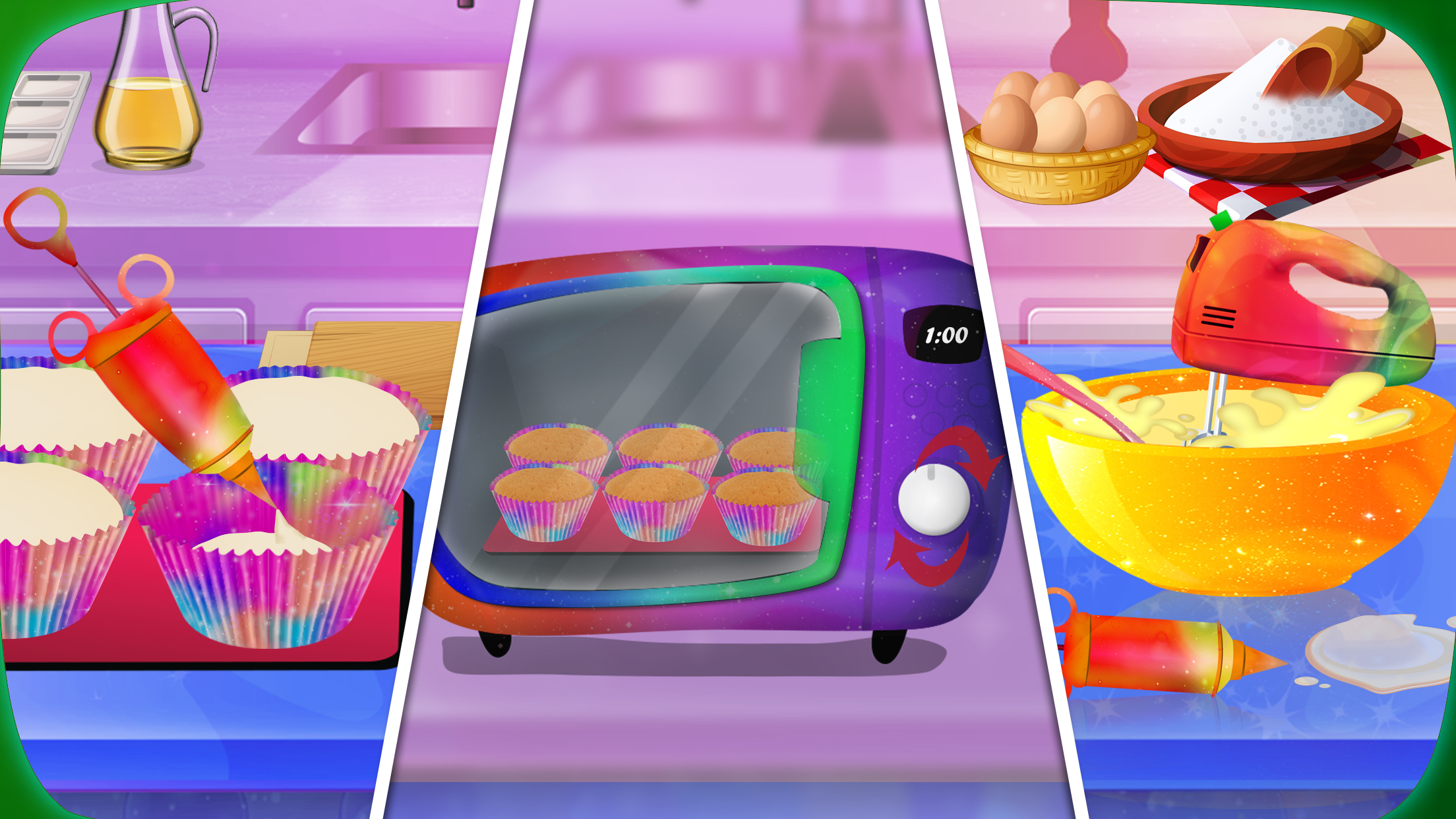 Unicorn Rainbow Bakery Shop