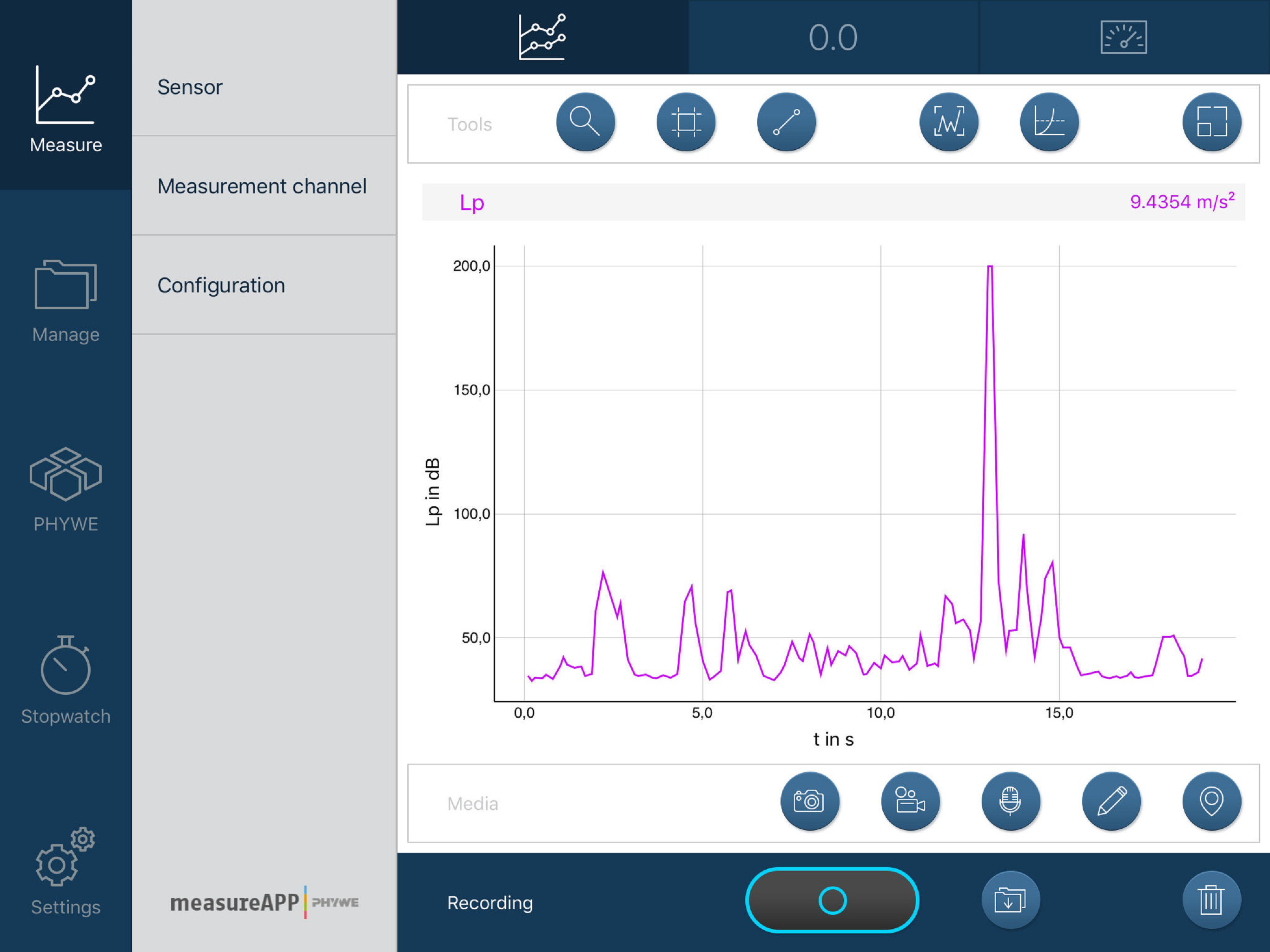 PHYWE measureAPP Cobra4