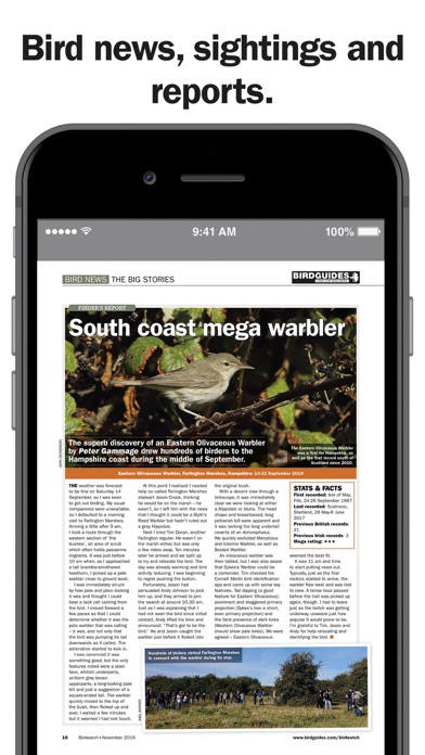 Birdwatch Magazine Screenshot