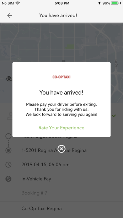 CO-OP TAXI REGINA Screenshot