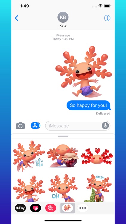 Axolotl Amby Stickers screenshot-4