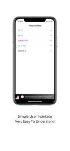 Temperature Converter °C °F K screenshot #1 for iPhone