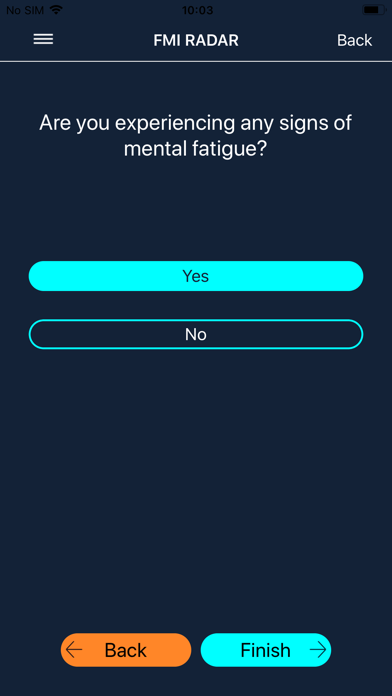 Fatigue RADAR Screenshot