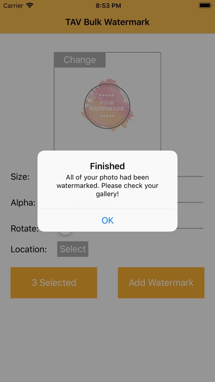 TAV Bulk Watermark Photos screenshot-3