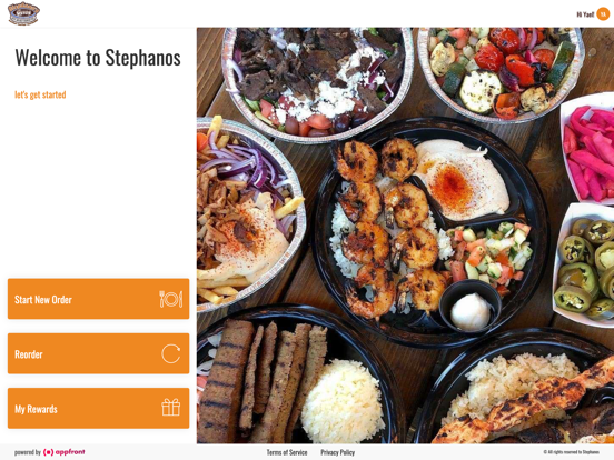 Stephanos iPad screenshot 1 - Food & Drink app