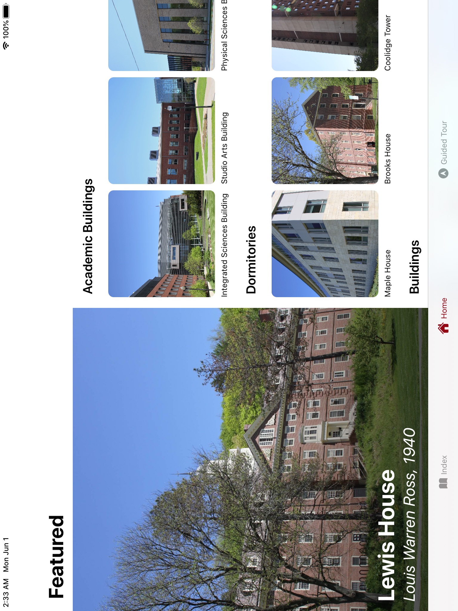 UMass Campus Architecture screenshot 4