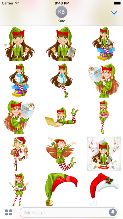 Screenshot #3 pour Santas Helpers Stickers