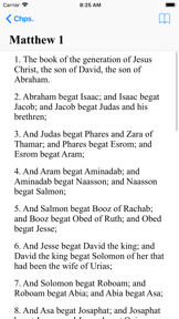 New Testament Reader (KJV) screenshot