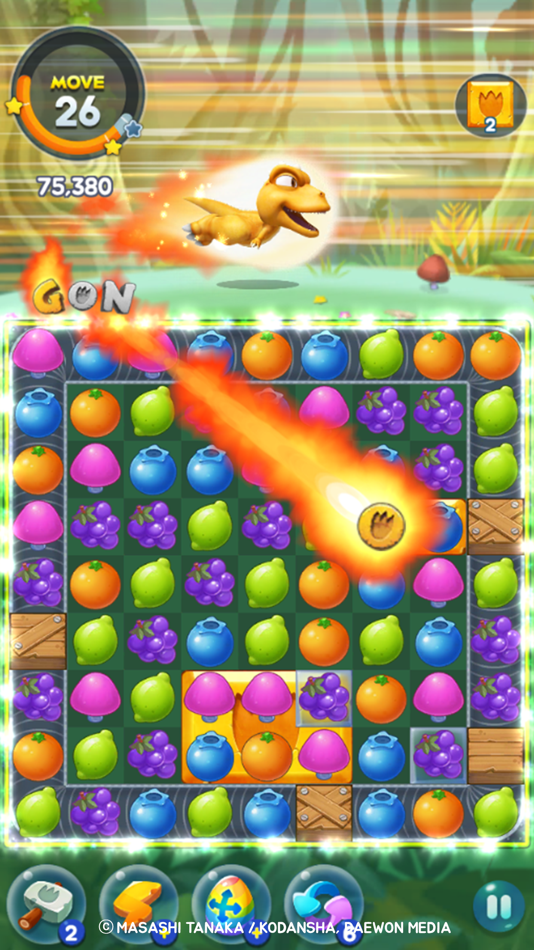#7. GON: Match 3 Puzzle (iOS) 由: Lunosoft Inc.