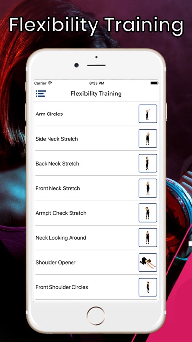 Flexibility Training Screenshot