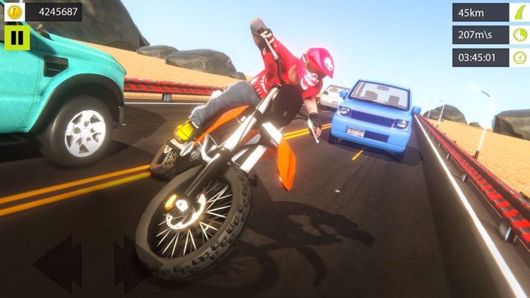 Highway Motor Bike Racing 3D