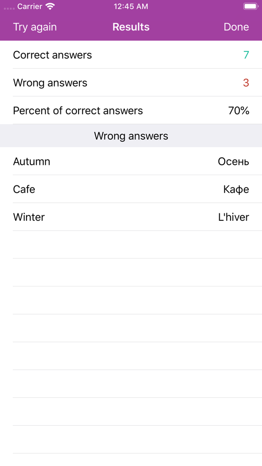 #5. My Words - Learn New Words (iOS) By: App Dev Academy Ltd.