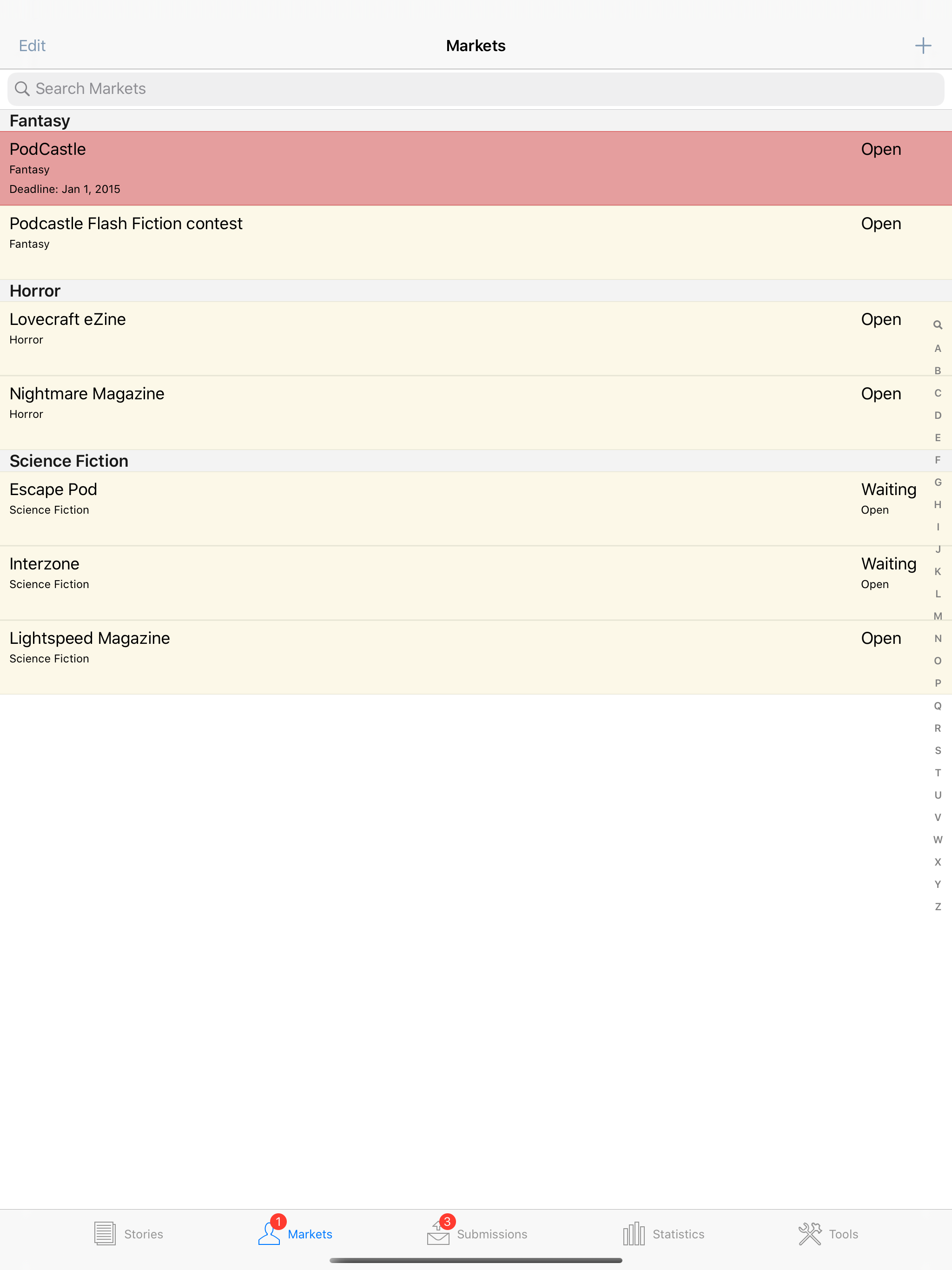 Story Tracker