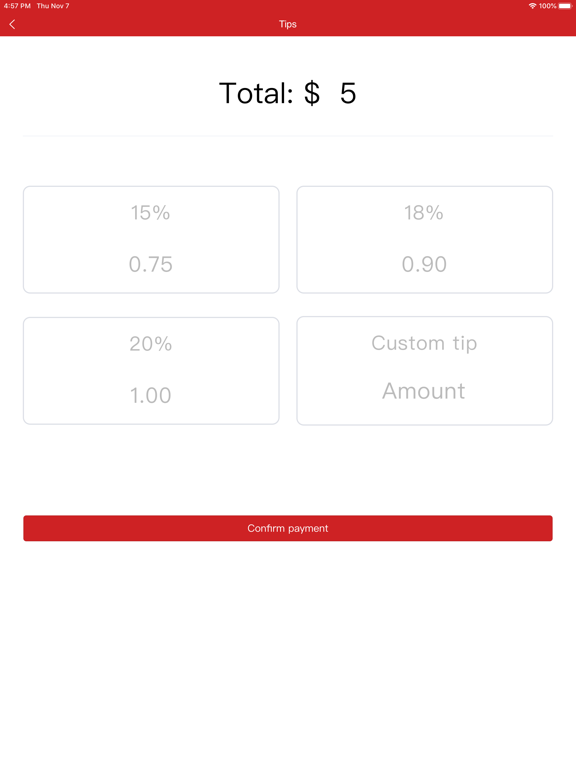 NihaoPay POS iPad screenshot 2 - Utilities app