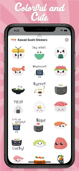 Game screenshot Kawaii Sushi Stickers hack