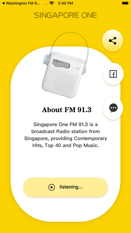 Singapore One FM 91.3