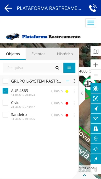 Plataforma de Rastreamento