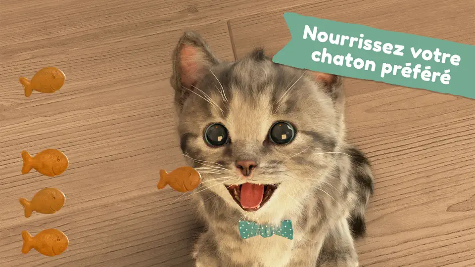 Capture d'écran de Chaton Mignon: Jeux De Chat 3D sur iPhone 4