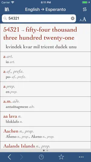 Ultralingua Esperanto-English screenshot 3