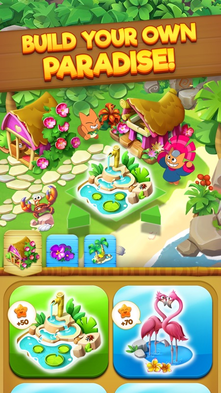 Tropicats: Match 3 Puzzle Game screenshot 3