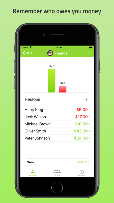 Screenshot #7 for Who Owes Me - IOU Tracker