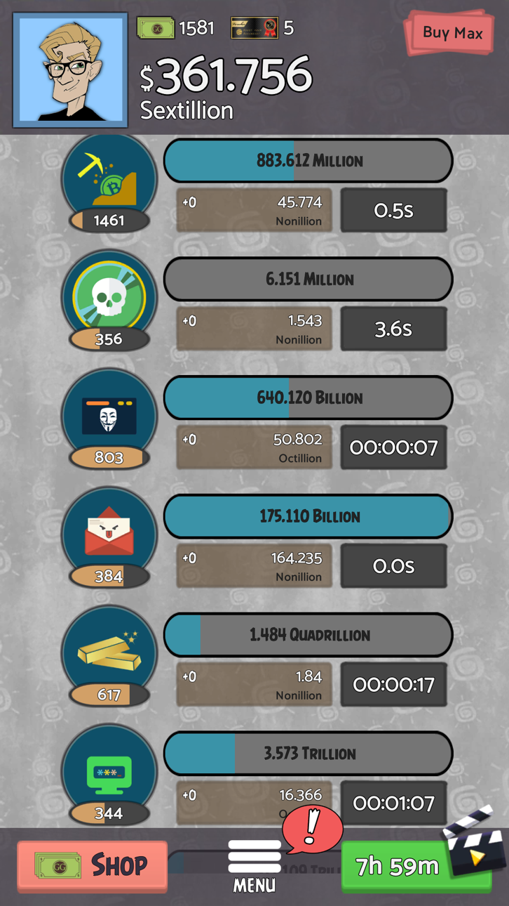 Geeks vs Gangsters Hack screenshot 5 - iOS game interface
