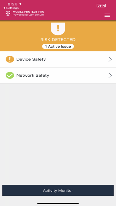 Telekom Mobile Protect Pro Screenshot