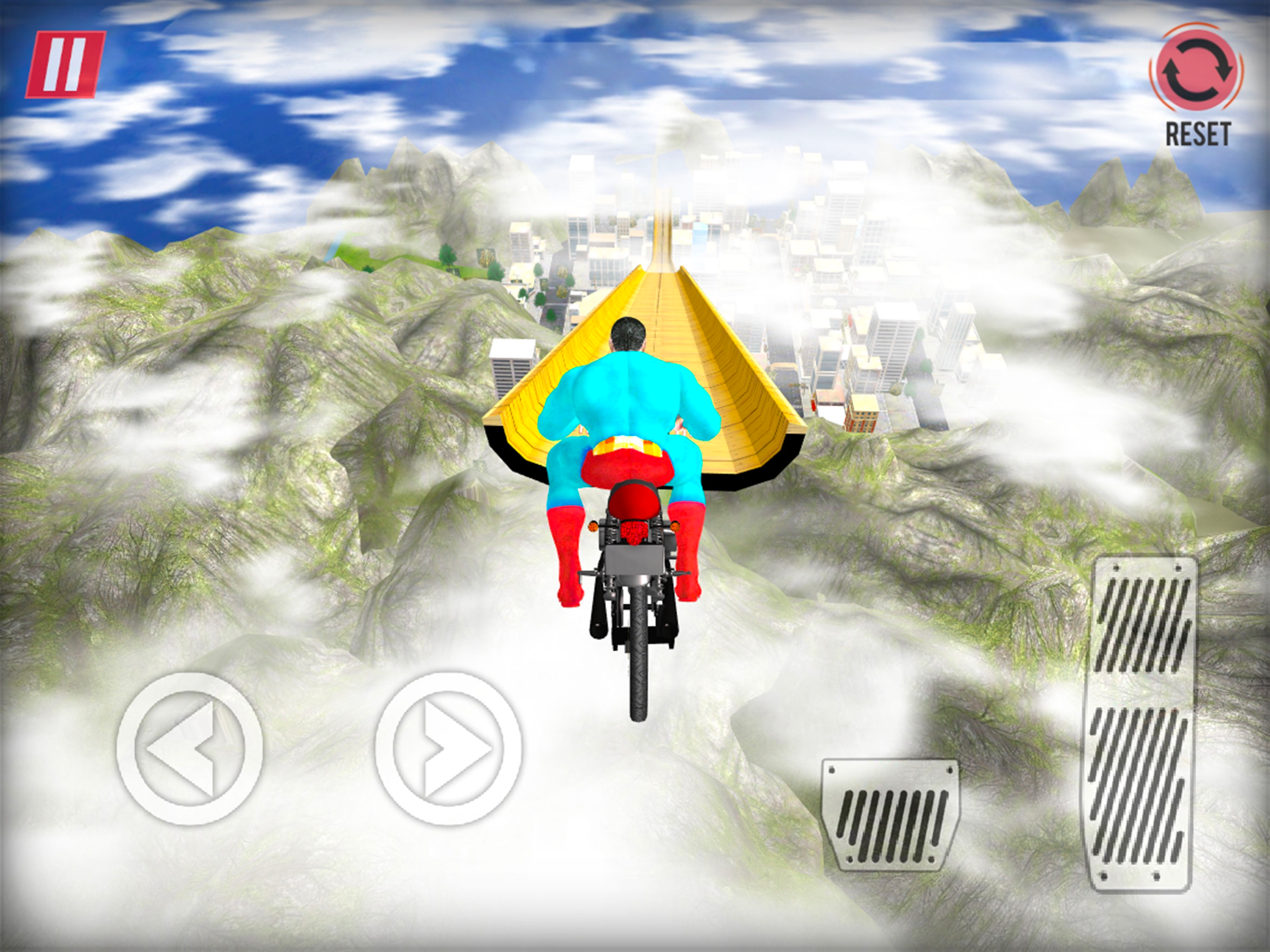 Super Hero Bike Mega Ramp