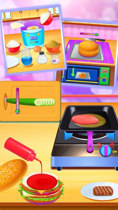 Cooking Foods In The Kitchen Screenshot