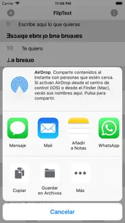 texto al reves - flip text iphone capturas de pantalla 4
