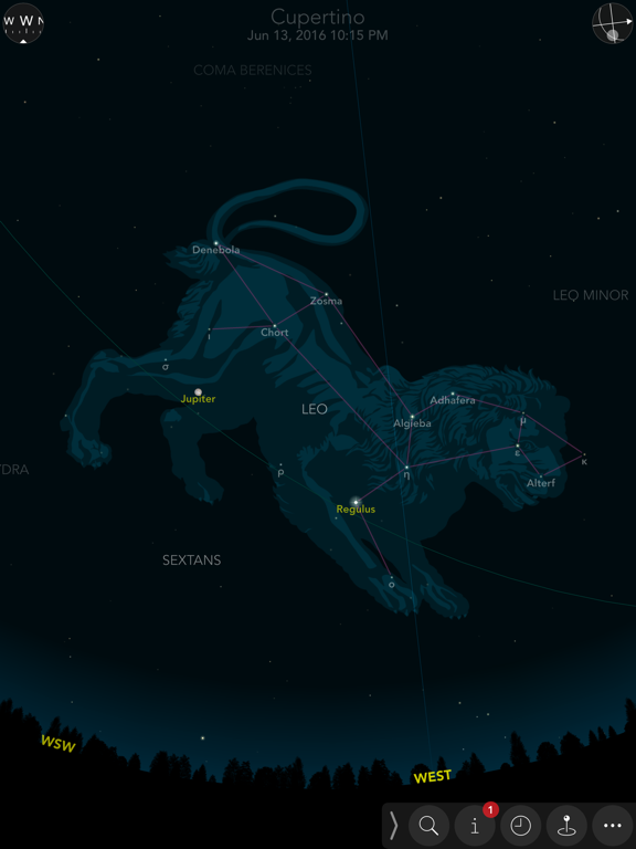 Classic Sky Map 2 iPad screenshot 1 - Education app