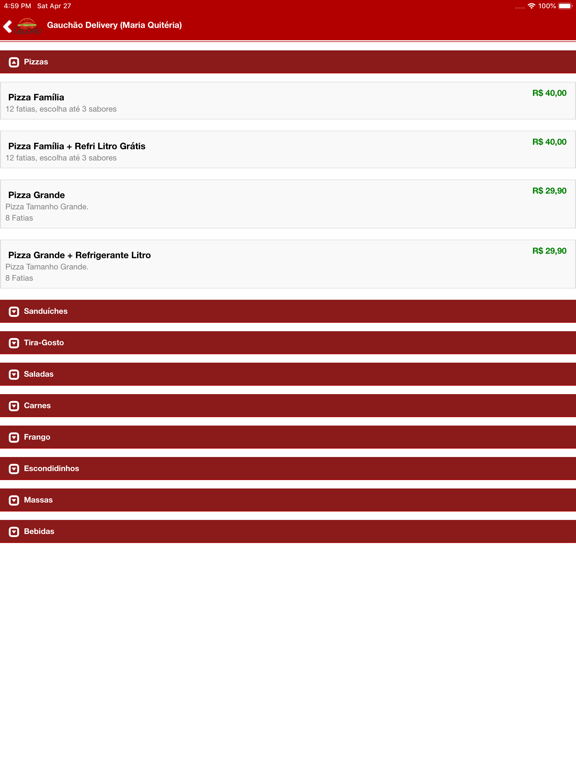 FS Delivery iPad screenshot 3 - Shopping app