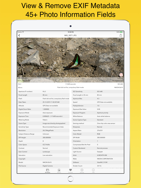 EXIF Viewer by Fluntro Screenshots
