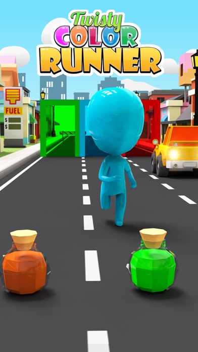 Twisty Color Runner - Road Run Screenshot