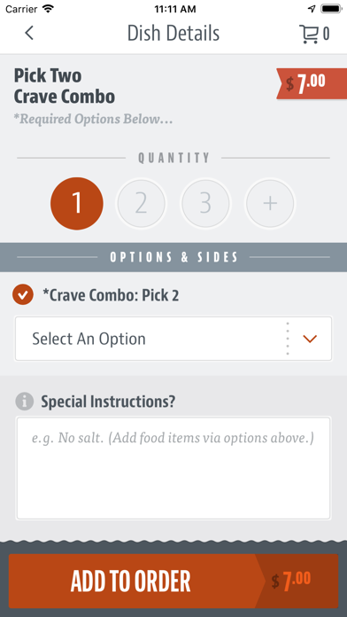 How to cancel & delete Crave The Food from iphone & ipad 4