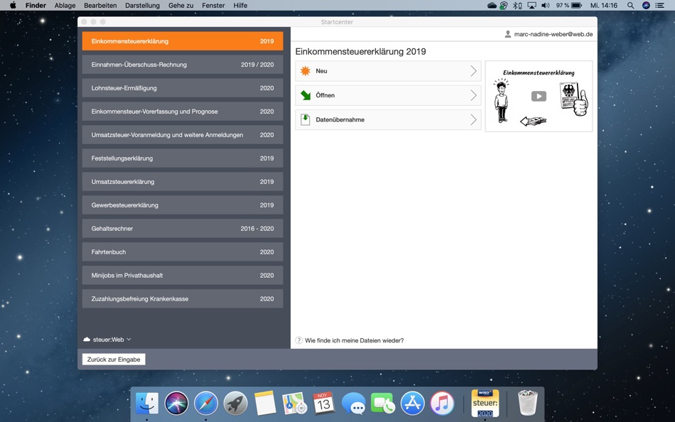 WISO steuer: 2020 - 10.19.3870 - (macOS)